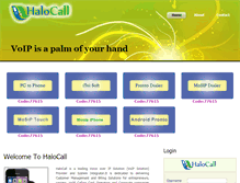 Tablet Screenshot of halocall.net